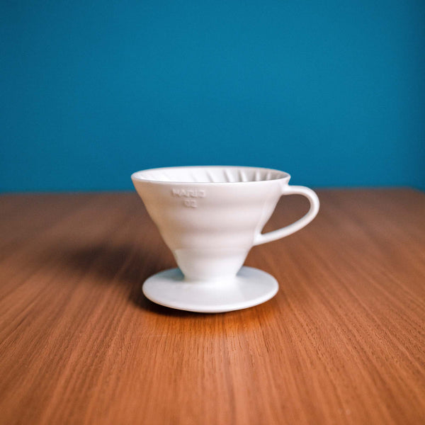hario_dripper_unsplash.jpg Hario V60-02 Ceramic Manual Brew Pourover White