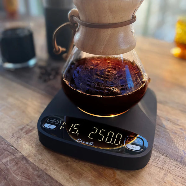 Versi Digital Coffee Scale with Timer Black