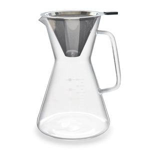 Glass Coffee Carafe and Permanent Filter