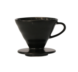 Hario V60-02 Ceramic Manual Brew Pourover Matte Black