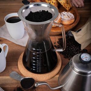 Glass Coffee Carafe and Permanent Filter