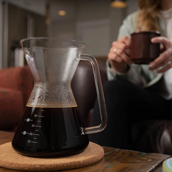 Glass Coffee Carafe and Permanent Filter