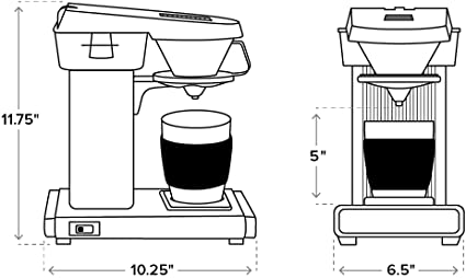 Technivorm Moccamaster One Cup Single Cup Coffee Brewer